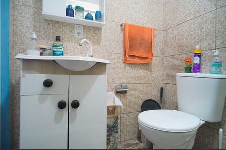Banheiro da Suíte 1 de casa à venda com 3 quartos, 120m² em Santos Dumont, São Leopoldo