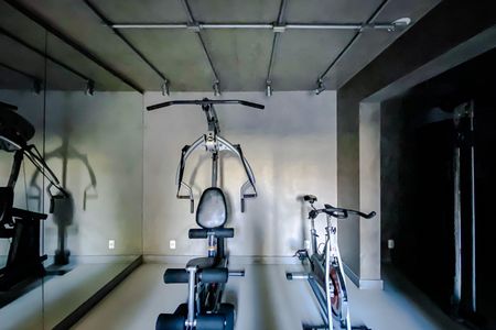 Área comum - Academia de apartamento para alugar com 1 quarto, 41m² em Pompeia, São Paulo