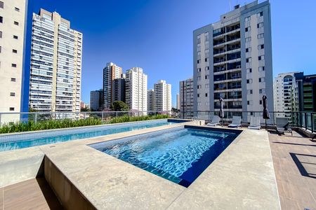 Área comum - Piscina de apartamento para alugar com 1 quarto, 41m² em Pompeia, São Paulo