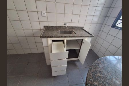 Cozinha de apartamento para alugar com 1 quarto, 35m² em Jardim Irajá, Ribeirão Preto