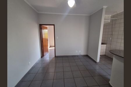 Sala de apartamento para alugar com 1 quarto, 35m² em Jardim Irajá, Ribeirão Preto