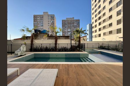 Piscina  de apartamento para alugar com 1 quarto, 24m² em Vila das Belezas, São Paulo