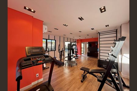 Apartamento para alugar com 24m², 1 quarto e sem vaga Apartamento para alugar com 24m², 1 quarto e sem vagaAcademia