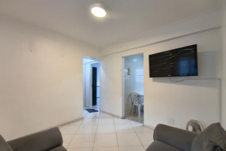 Sala de apartamento para alugar com 1 quarto, 40m² em Guilhermina, Praia Grande