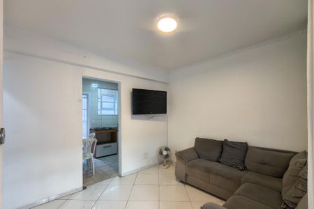 Sala de apartamento para alugar com 1 quarto, 40m² em Guilhermina, Praia Grande