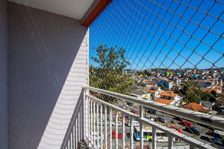 Varanda da sala de apartamento para alugar com 3 quartos, 65m² em Jardim Santo André, Santo André