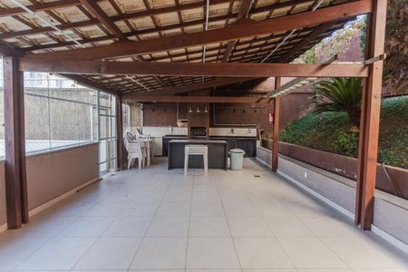 Área comum - Churrasqueira de apartamento à venda com 3 quartos, 90m² em Santa Efigênia, Belo Horizonte