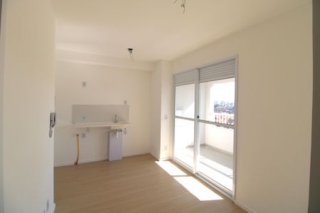 Sala / cozinha de apartamento para alugar com 1 quarto, 73m² em Campo Grande, São Paulo