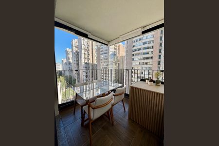 Studio à venda com 38m², 1 quarto e sem vagaVaranda