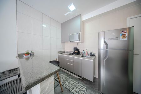 Cozinha de apartamento para alugar com 1 quarto, 25m² em Bela Vista, São Paulo