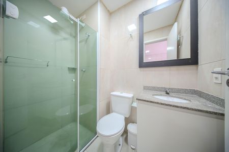 Banheiro de apartamento para alugar com 1 quarto, 25m² em Bela Vista, São Paulo