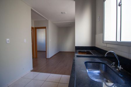Cozinha de apartamento para alugar com 2 quartos, 45m² em Wanel Ville, Sorocaba