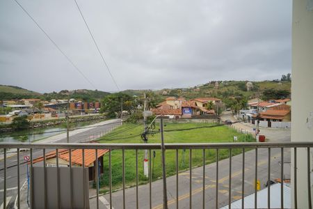 Varanda da sala de apartamento para alugar com 1 quarto, 51m² em Ponta Negra, Maricá