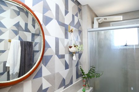 Banheiro da Suíte  de apartamento à venda com 3 quartos, 90m² em Setor Leste Vila Nova, Goiânia