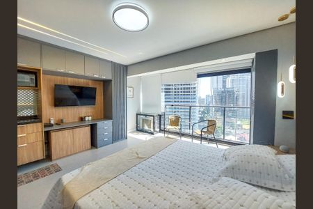 Studio de kitnet/studio para alugar com 1 quarto, 22m² em Jardim das Acacias, São Paulo