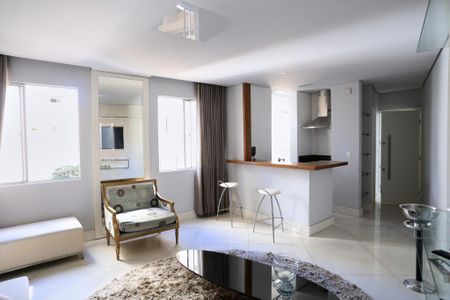 Sala de apartamento para alugar com 1 quarto, 55m² em Cruzeiro, Belo Horizonte