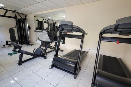Área comum - Academia de apartamento para alugar com 2 quartos, 59m² em Parque Sao Vicente, Santo André