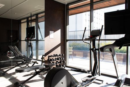Studio para alugar com 22m², 1 quarto e sem vaga Studio para alugar com 22m², 1 quarto e sem vagaÁrea Comum - Academia