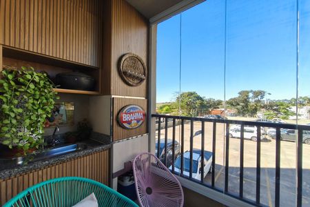 Varanda gourmet de apartamento à venda com 3 quartos, 70m² em Parque Fazendinha, Campinas