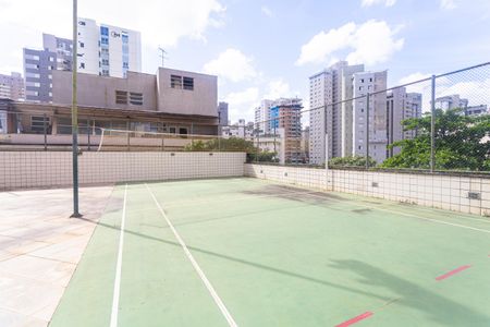 Área comum - Quadra Esportiva de kitnet/studio à venda com 1 quarto, 38m² em Lourdes, Belo Horizonte