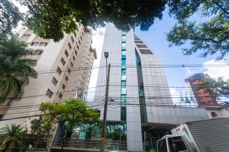 Fachada de kitnet/studio à venda com 1 quarto, 38m² em Lourdes, Belo Horizonte