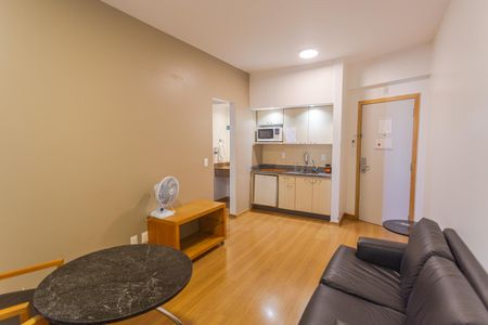Studio à venda com 38m², 1 quarto e 1 vagaSala/Cozinha