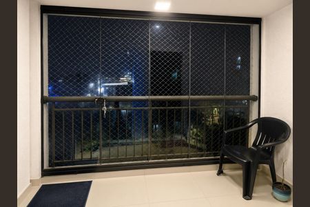 Varanda da Sala de apartamento à venda com 2 quartos, 67m² em Utinga, Santo André