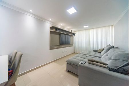 Sala de apartamento à venda com 3 quartos, 96m² em Parque Sao Vicente, Santo André