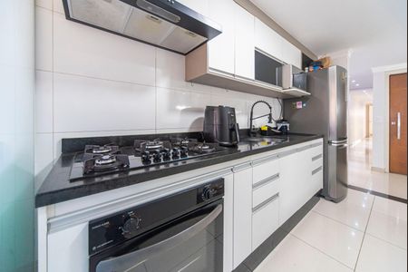 Cozinha  de apartamento à venda com 3 quartos, 96m² em Parque Sao Vicente, Santo André