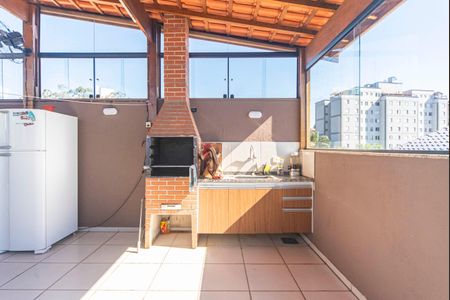 Área Gourmet Cobertura de apartamento à venda com 3 quartos, 96m² em Parque Sao Vicente, Santo André