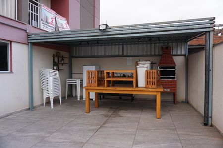 Área comum - Churrasqueira de apartamento para alugar com 2 quartos, 50m² em Jardim Elizabete, Embu das Artes