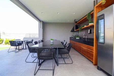 Área Comum - Espaço Gourmet de kitnet/studio para alugar com 1 quarto, 25m² em Pinheiros, São Paulo