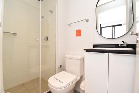 Studio para alugar com 31m², 1 quarto e sem vagaBanheiro do Studio