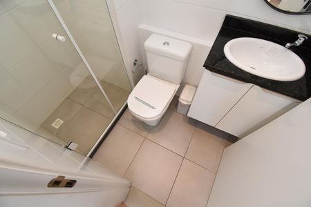 Studio para alugar com 31m², 1 quarto e sem vagaBanheiro do Studio