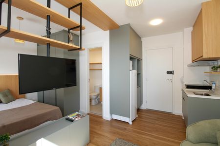Studio de kitnet/studio para alugar com 1 quarto, 25m² em Pinheiros, São Paulo
