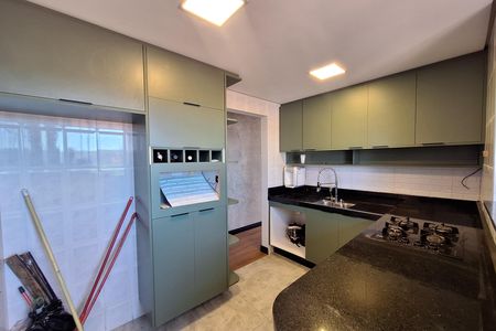 Cozinha de apartamento para alugar com 2 quartos, 50m² em Parque das Nações, Santo André