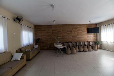 Área comum - Salão de festas de apartamento para alugar com 3 quartos, 64m² em Vila da Oportunidade, Carapicuíba