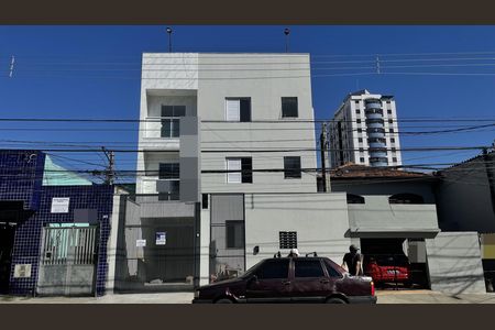 Fachada+Placa de apartamento à venda com 2 quartos, 46m² em Vila Santana, São Paulo