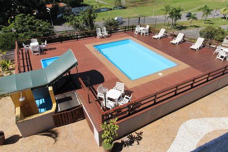 Área comum - Piscina de apartamento para alugar com 1 quarto, 42m² em Jardim Vale Paraiso, São José dos Campos