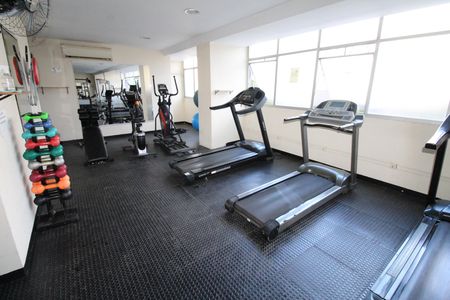 Área comum - Academia de apartamento para alugar com 1 quarto, 42m² em Jardim Vale Paraiso, São José dos Campos