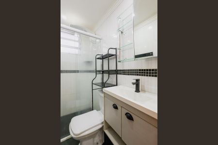 Banheiro Social de apartamento à venda com 2 quartos, 58m² em Parque Munhoz, São Paulo