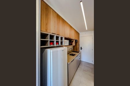 Cozinha de kitnet/studio à venda com 1 quarto, 39m² em Vila Gomes Cardim, São Paulo