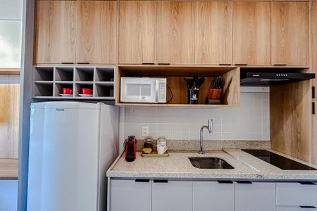 Studio à venda com 39m², 1 quarto e sem vagaCozinha - Armários