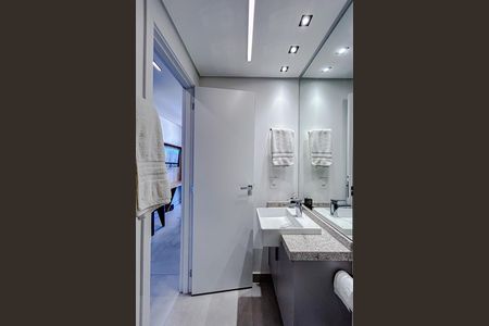 Banheiro de kitnet/studio à venda com 1 quarto, 36m² em Vila Gomes Cardim, São Paulo