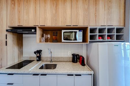 Studio à venda com 36m², 1 quarto e sem vagaCozinha - Armários