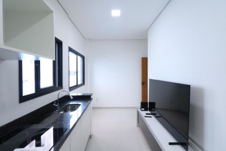 Sala e Cozinha de kitnet/studio para alugar com 2 quartos, 43m² em Centro, São Caetano do Sul