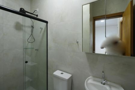 Banheiro de kitnet/studio para alugar com 2 quartos, 43m² em Centro, São Caetano do Sul