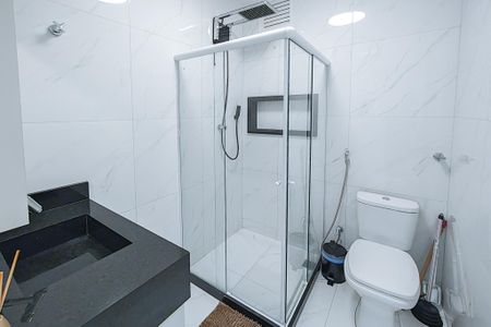 Banheiro  de kitnet/studio à venda com 1 quarto, 40m² em Cidade Nova, Rio de Janeiro