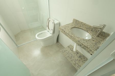 Banheiro de kitnet/studio para alugar com 1 quarto, 18m² em Jardim Satélite, São José dos Campos