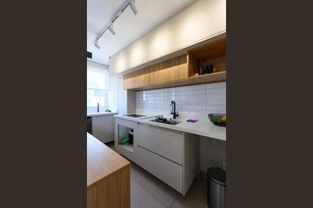 Cozinha de apartamento à venda com 2 quartos, 58m² em Fazenda Morumbi, São Paulo